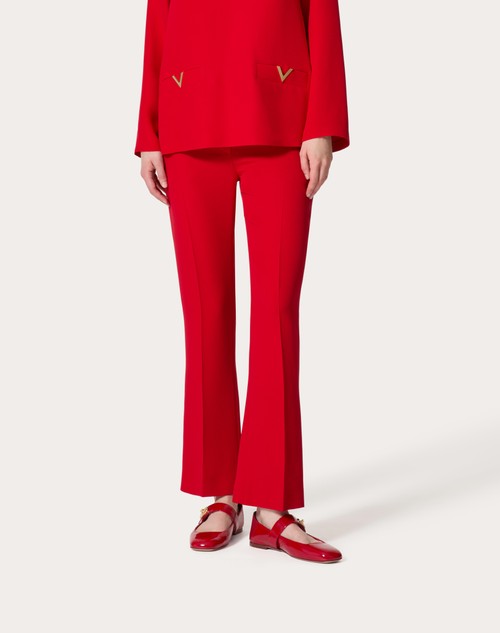 Red Valentino PANTALONI IN CADY COUTURE Vendita