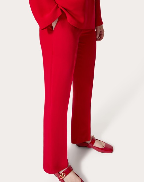 Red Valentino PANTALONI IN CADY COUTURE Vendita