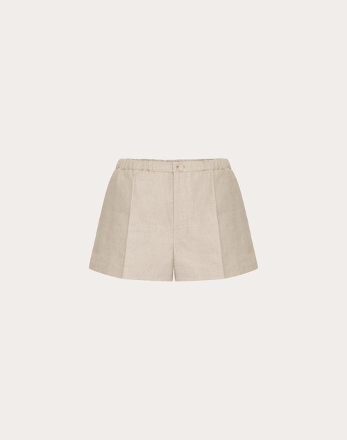 Red Valentino BERMUDA IN TELA LINO