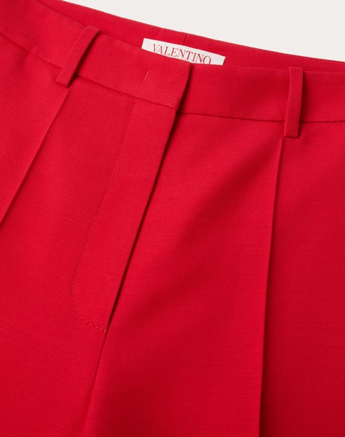 Red Valentino PANTALONI IN CREPE COUTURE Consegna Veloce