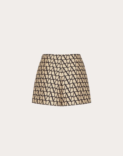 Red Valentino SHORTS IN CREPE COUTURE TOILE ICONOGRAPHE Promozione Limitata