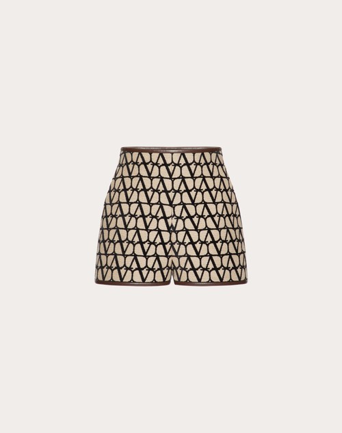 Red Valentino SHORTS IN TOILE ICONOGRAPHE LIGHT