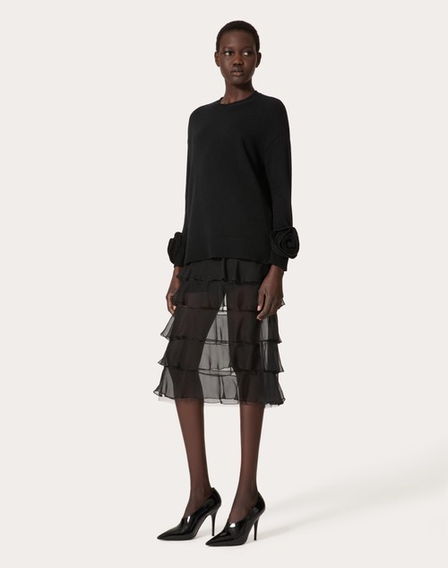 Red Valentino GONNA IN CHIFFON Prezzo Ridotto