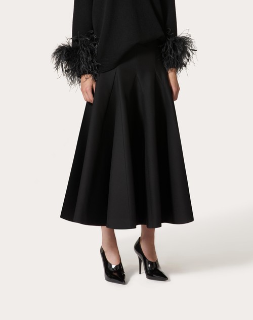 Red Valentino GONNA MIDI IN CREPE COUTURE Convenienza