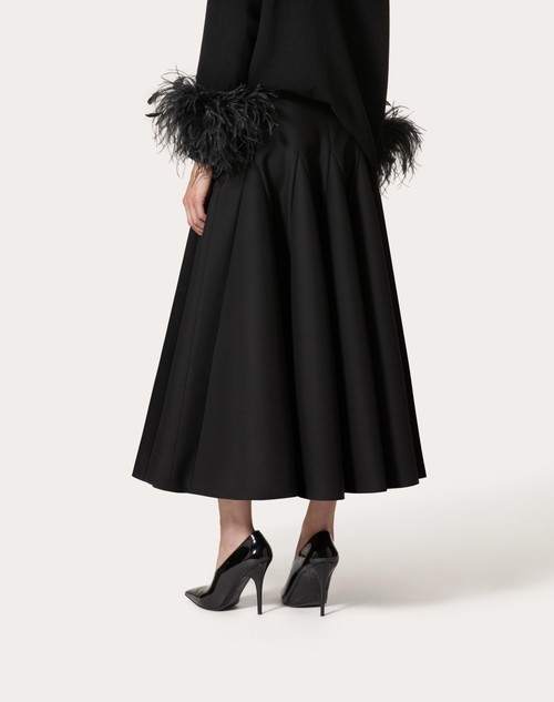 Red Valentino GONNA MIDI IN CREPE COUTURE Convenienza
