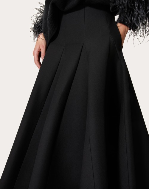 Red Valentino GONNA MIDI IN CREPE COUTURE Convenienza