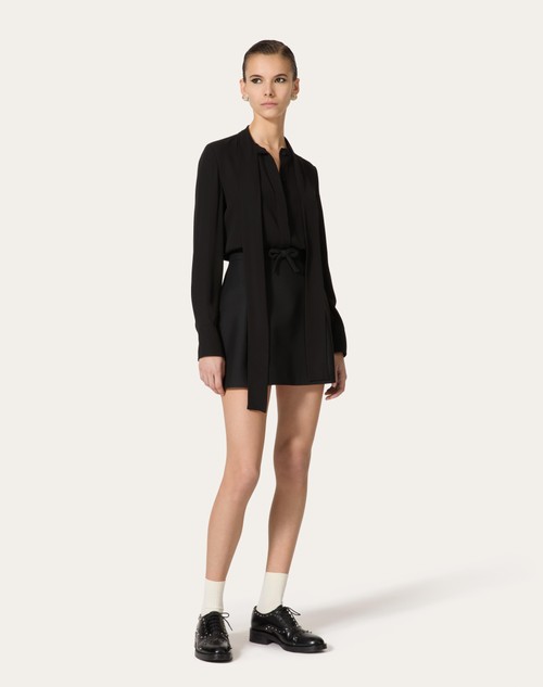 Red Valentino GONNA IN CREPE COUTURE Offerta