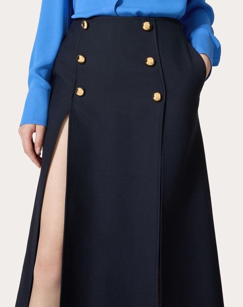 Red Valentino GONNA MIDI IN CREPE COUTURE Latest stili