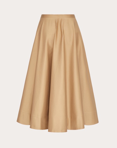 Red Valentino GONNA MIDI IN COTONE STRETCH Saldi Di Fabbrica