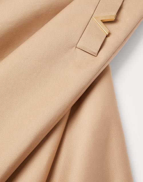 Red Valentino GONNA MIDI IN COTONE STRETCH Saldi Di Fabbrica