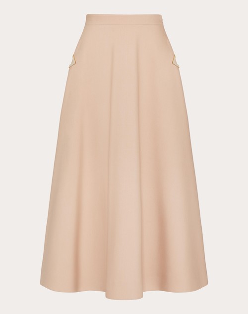 Red Valentino GONNA MIDI IN CREPE COUTURE