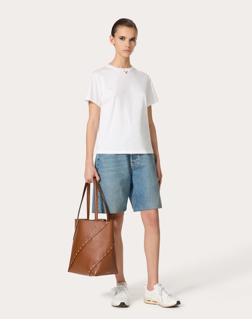 Red Valentino T-SHIRT IN COTTON JERSEY Nuova