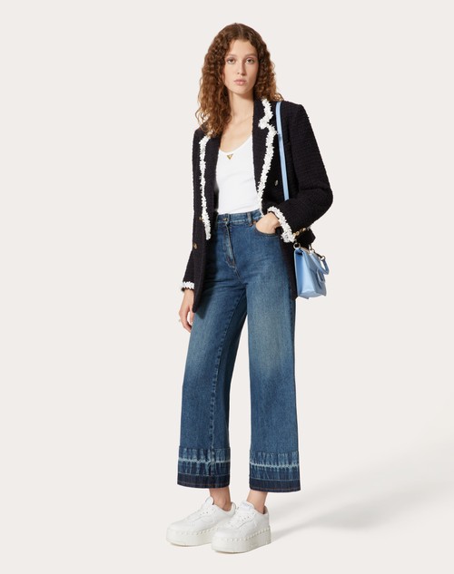Red Valentino TOP IN RIBBED COTTON 2025