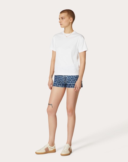Red Valentino T-SHIRT IN JERSEY COTTON Italia