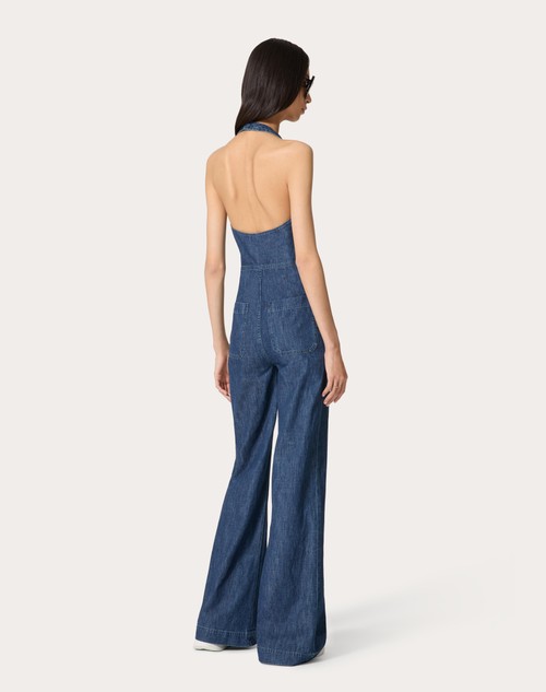 Red Valentino TUTA IN CHAMBRAY DENIM Pezzi Unici