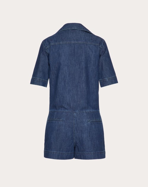 Red Valentino TUTA IN CHAMBRAY DENIM Presa