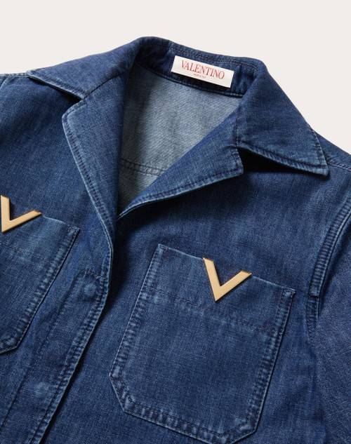 Red Valentino TUTA IN CHAMBRAY DENIM Presa