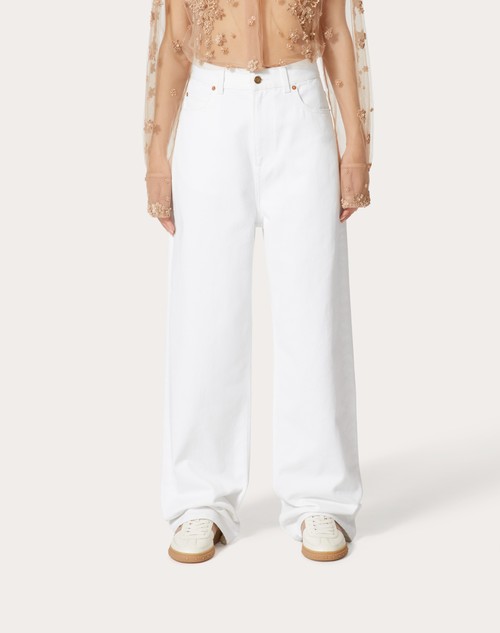 Red Valentino PANTALONI IN DENIM In Vendita