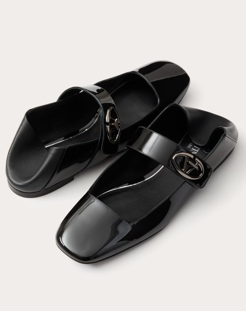 Red Valentino BALLERINA MARY-JANE VLOGO LOCKER IN VERNICE I Più Venduti