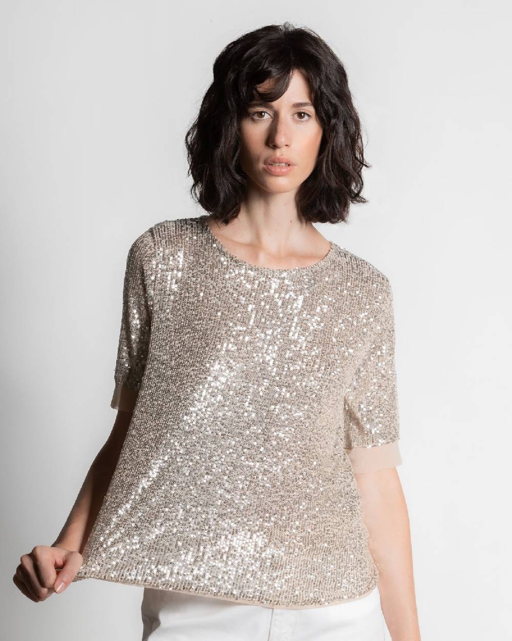 Rialto 48 T-SHIRT CON PAILLETTES Italia