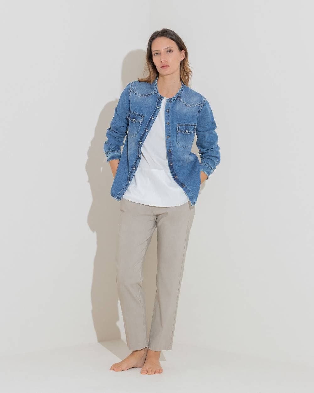 Rialto 48 CAMICIA IN JEANS Sottocosto