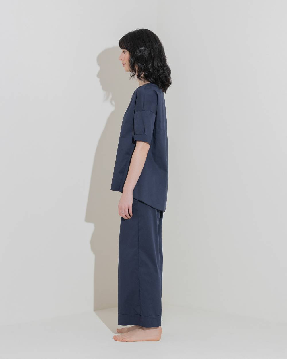 Rialto 48 PANTALONE A GAMBA LARGA Presa