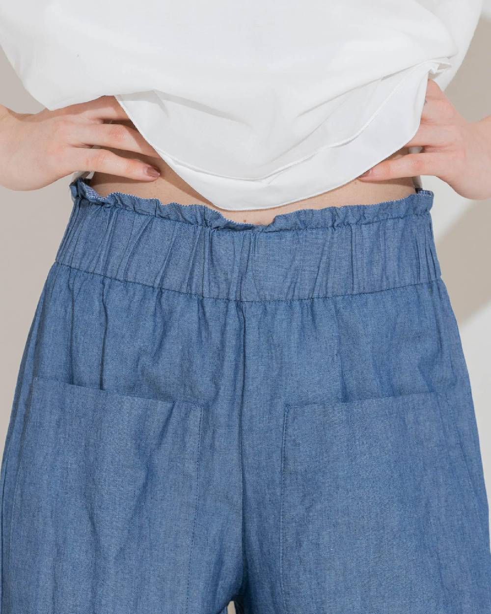 Rialto 48 PANTALONE AMPIO CON TASCHE Sconto