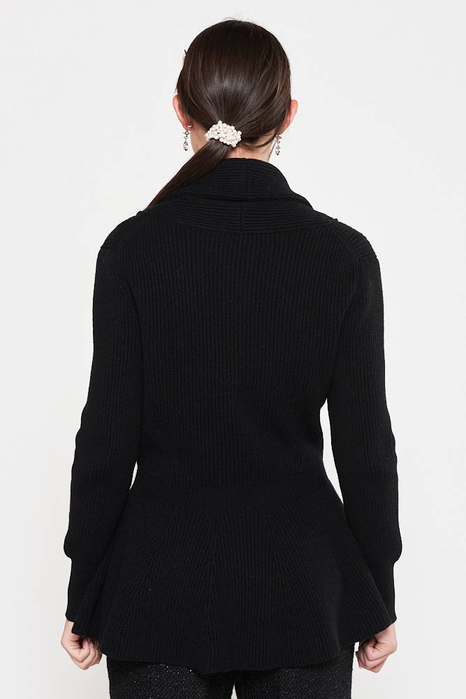 Rrocco Ragni Cardigan con volant Sottocosto