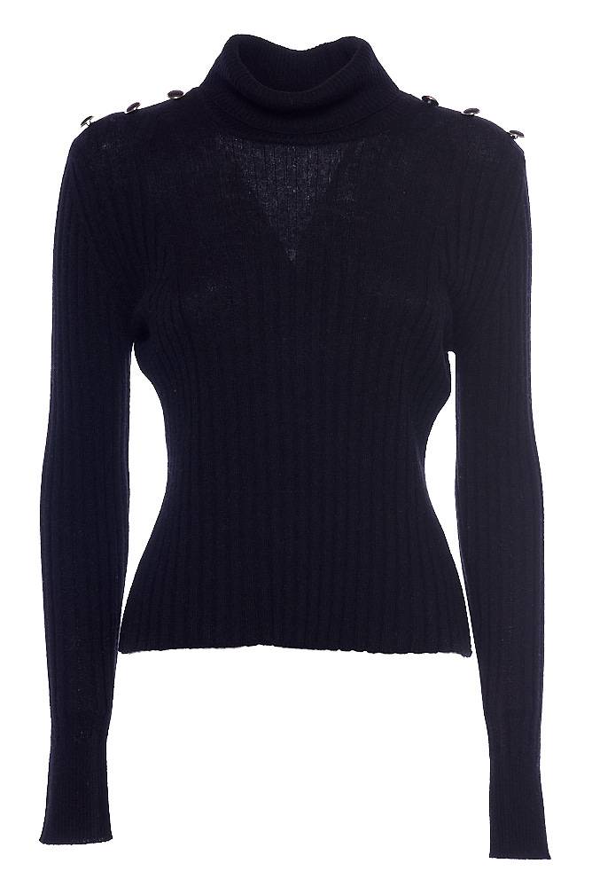 Rrocco Ragni Maglia a collo alto con bottoni Sconto