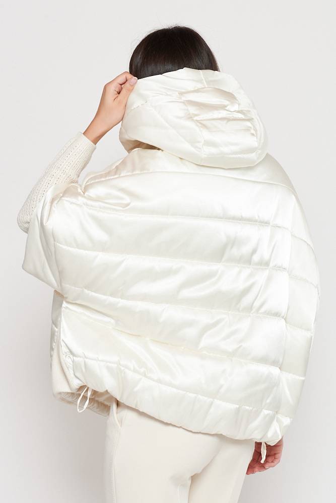 Rrocco Ragni Piumino oversize in tessuto combinato Vendita Calda