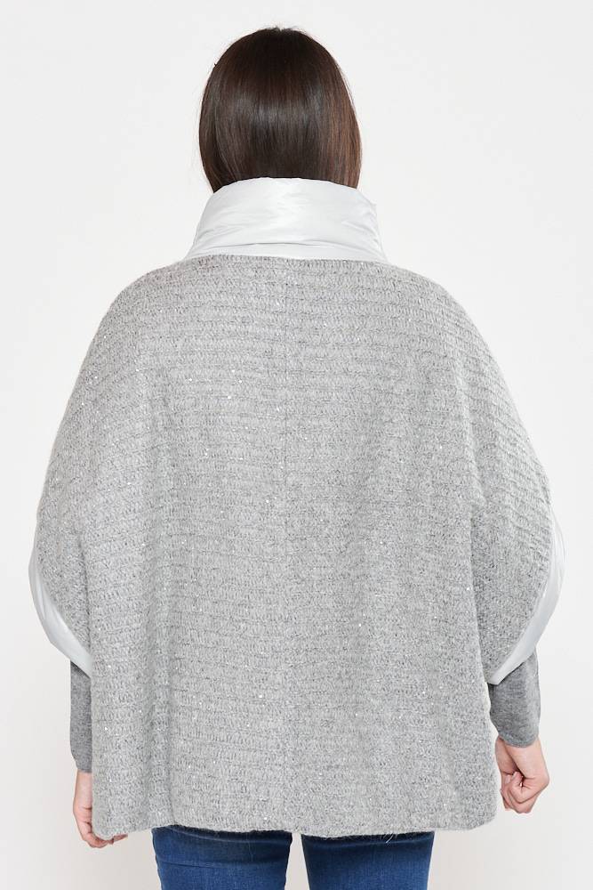 Rrocco Ragni Piumino oversize in filato paillettes I Più Venduti