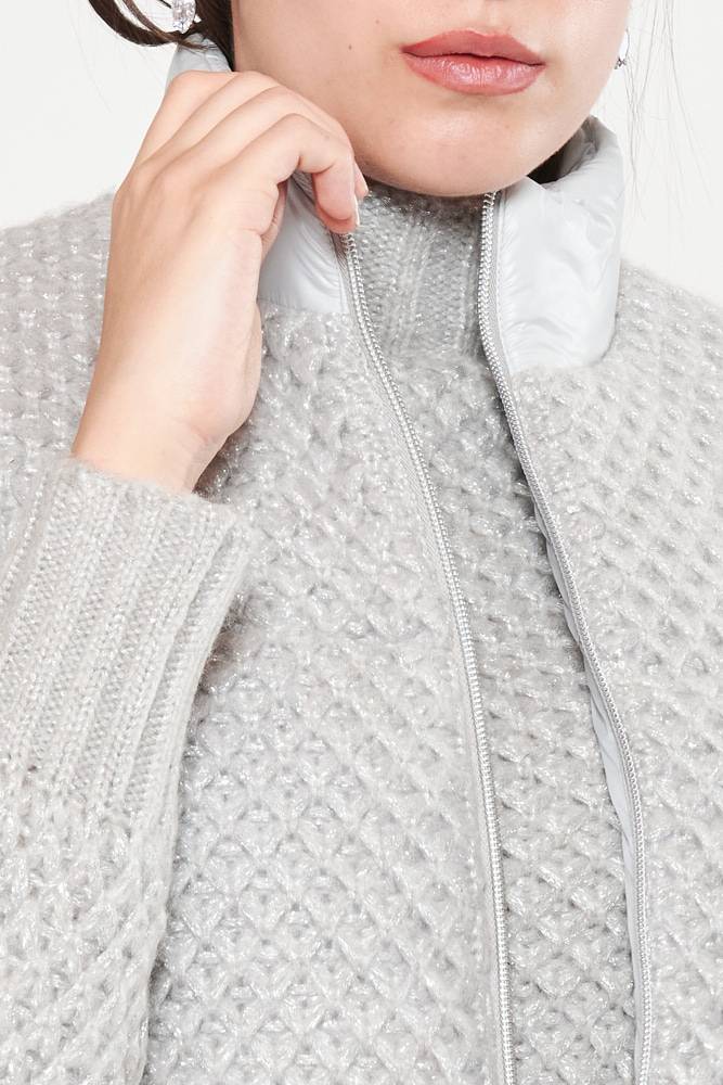 Rrocco Ragni Gilet in lurex imbottito Negozio