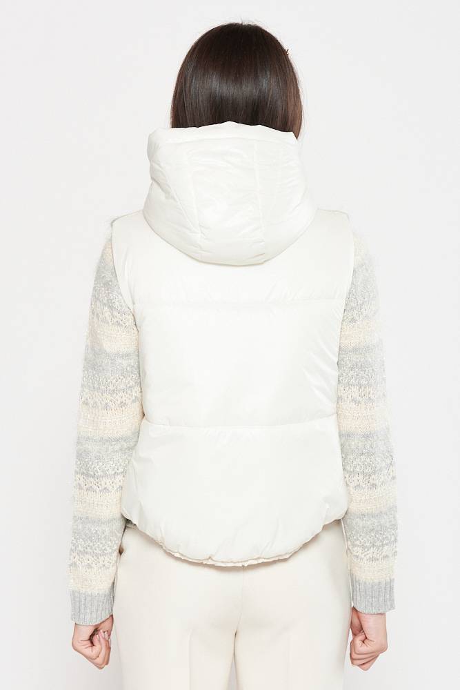 Rrocco Ragni Gilet jacquard imbottito Nuova