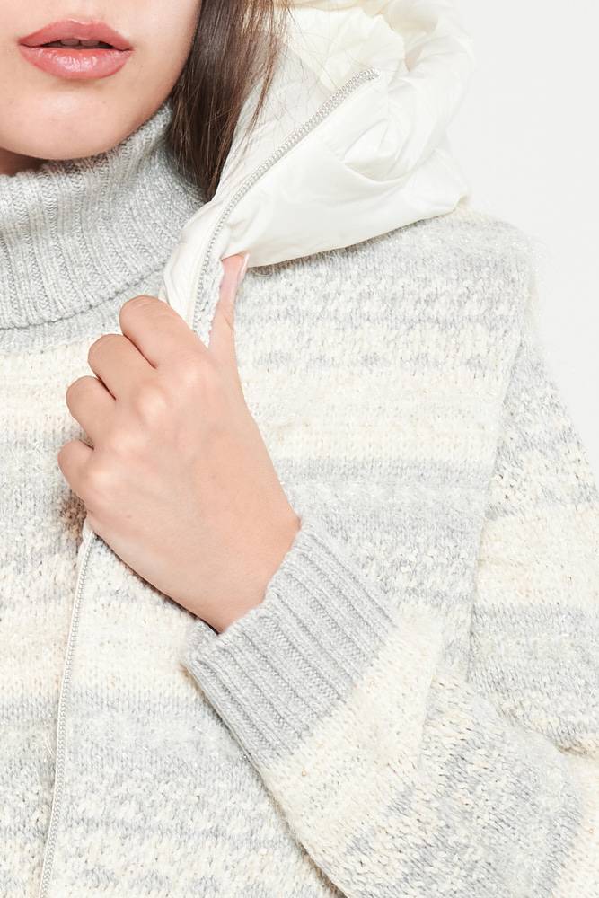 Rrocco Ragni Gilet jacquard imbottito Nuova
