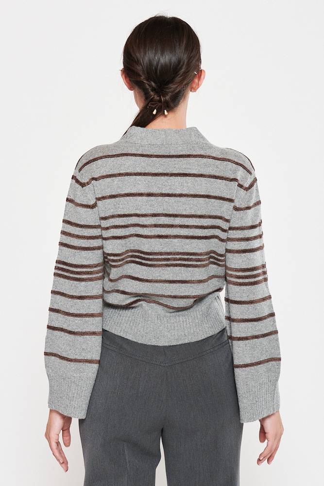 Rrocco Ragni Cardigan a righe Italy
