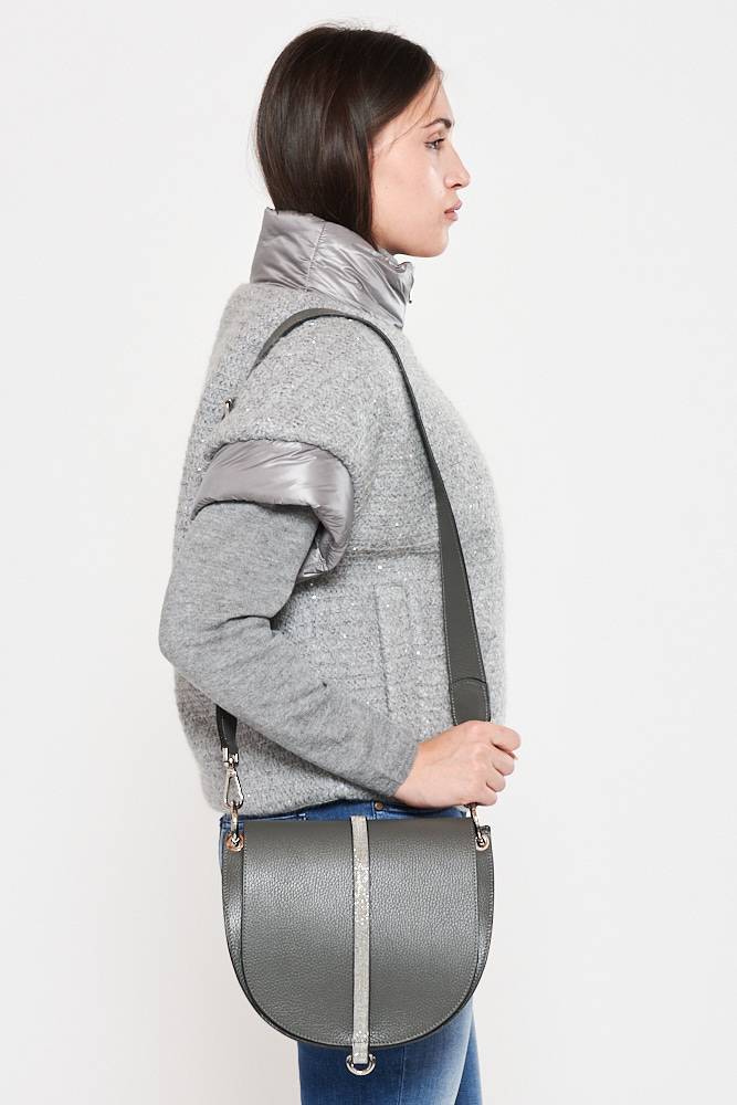 Rrocco Ragni Borsa in pelle con monile Spedizione Gratuita