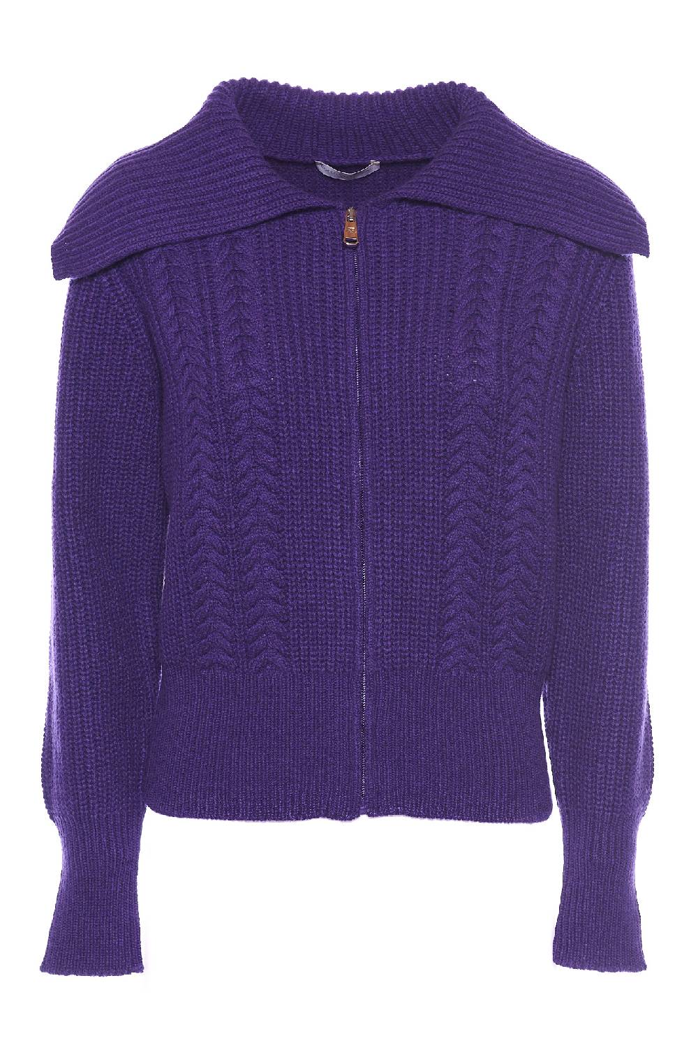 Rrocco Ragni Cardigan con maxi risvolto Sottocosto
