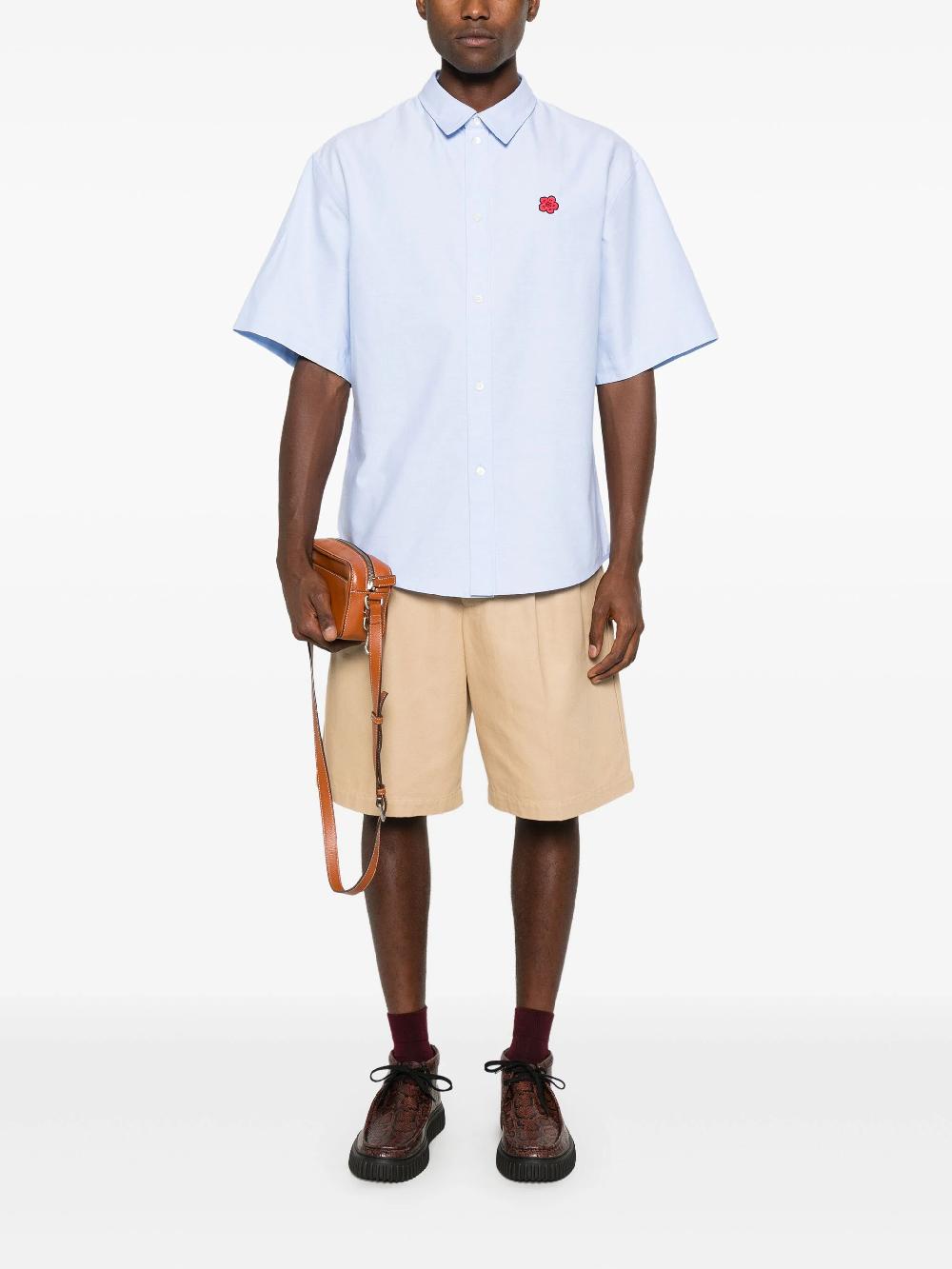 KENZO 'boke flower' embroidered casual shirt I Più Venduti