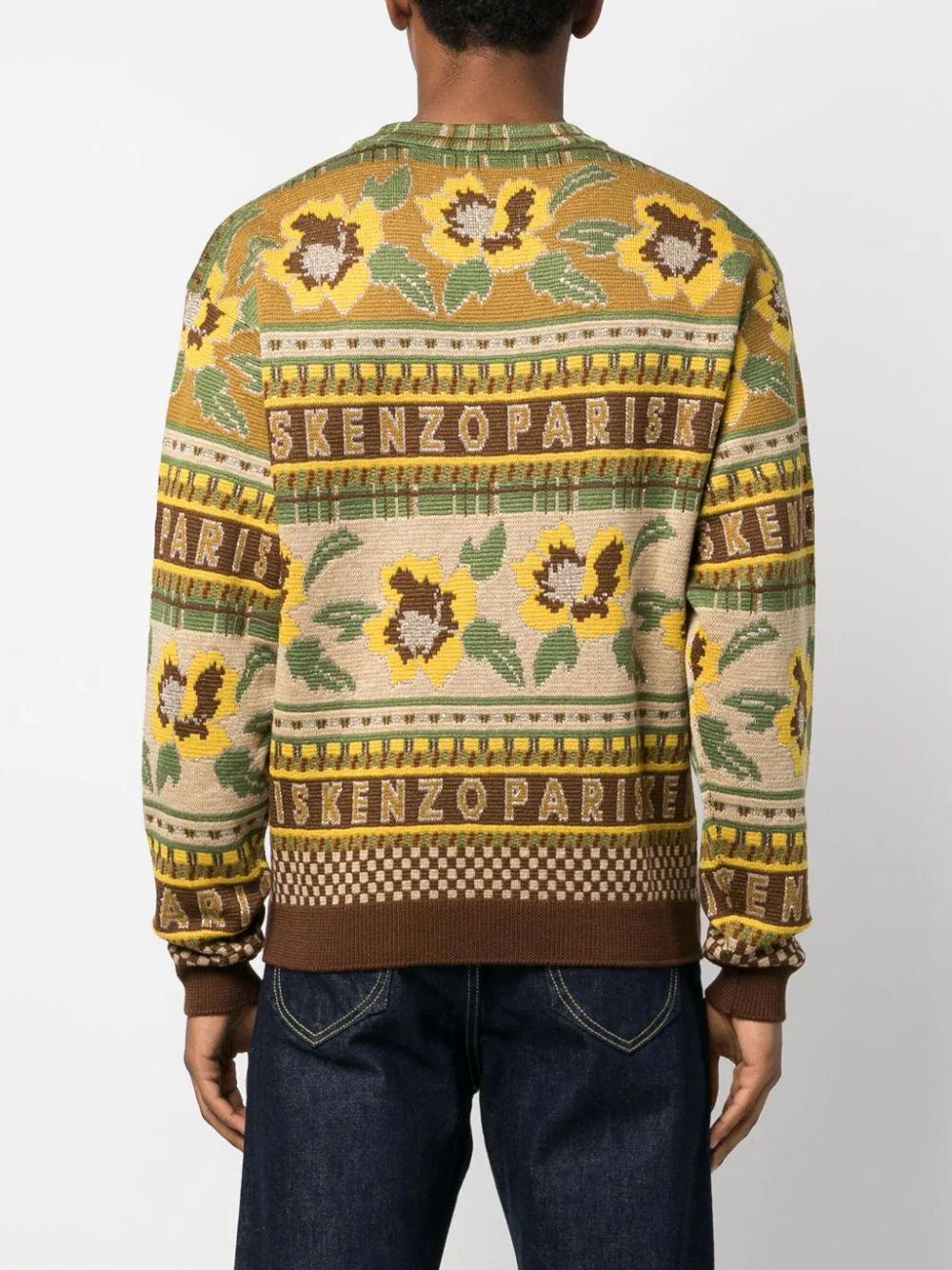 KENZO 'fairisle' jumper Qualità