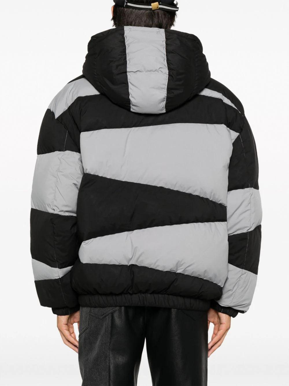 KENZO 'kenzo dazzle stripe' hooded parka Promozione Limitata