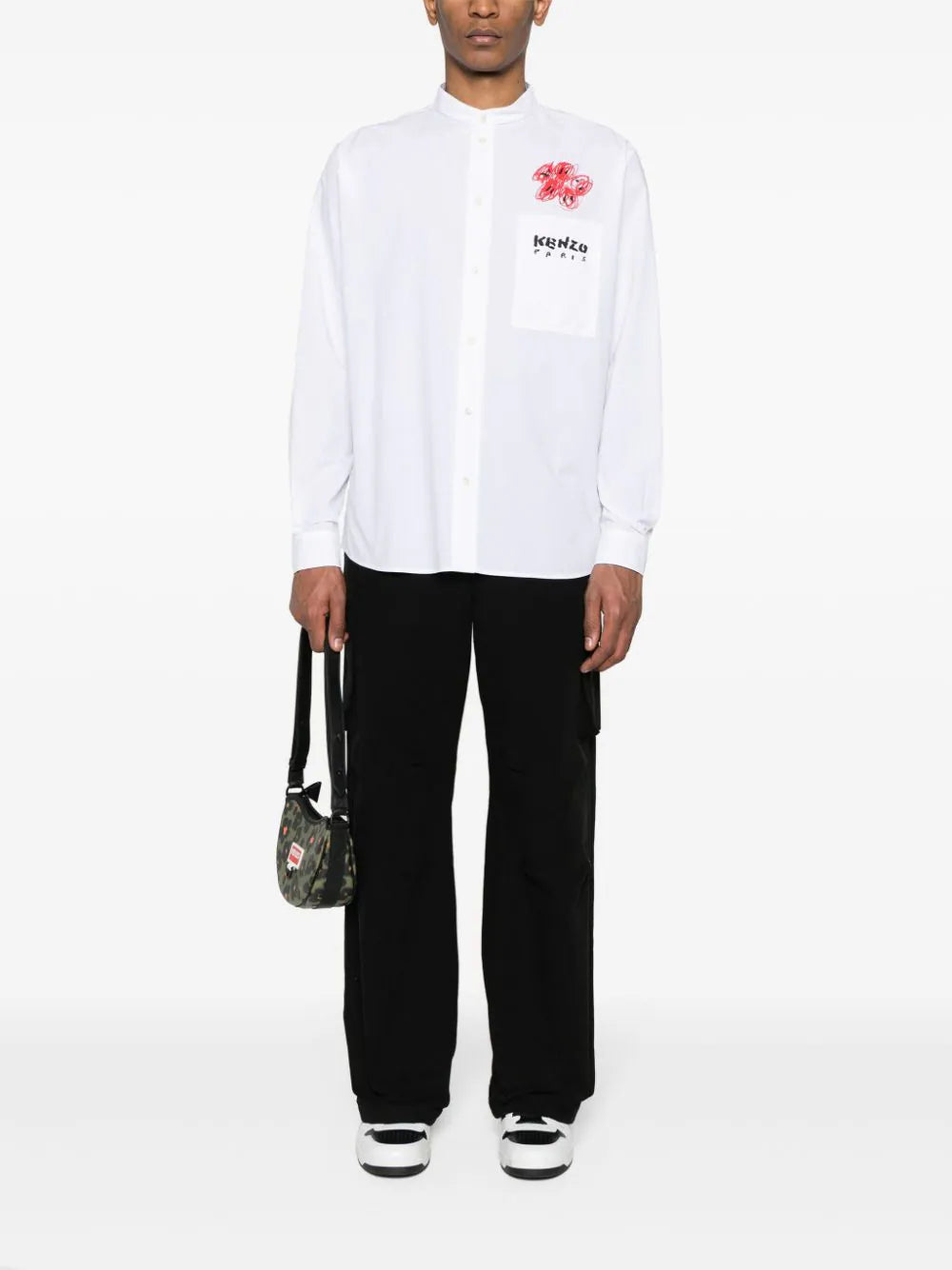 KENZO 'kenzo drawn varsity' shirt Fino Al -60%