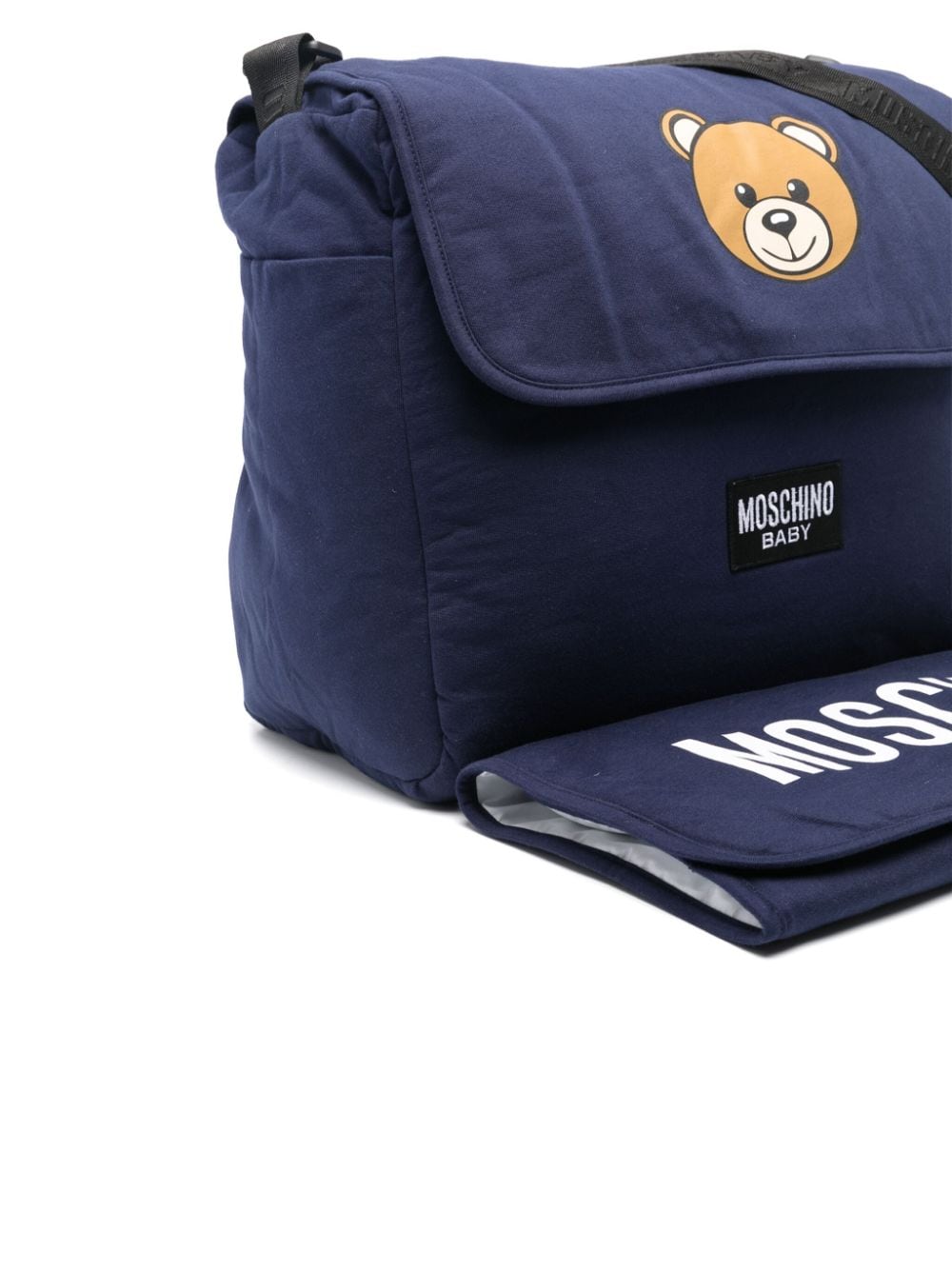Moschino Kids Changing bag with teddy bear print 2025