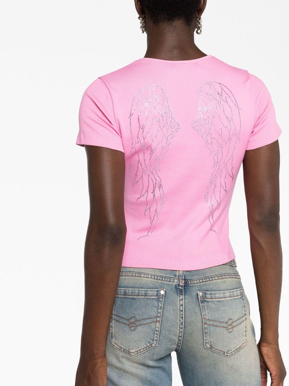 Blumarine "b" t-shirt Vendita