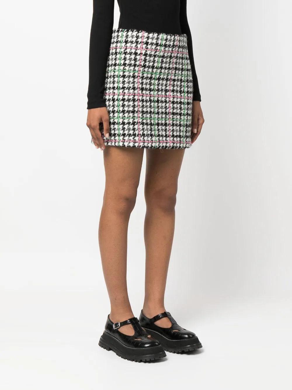 MSGM "houndstooth check" skirt Qualità Garantita