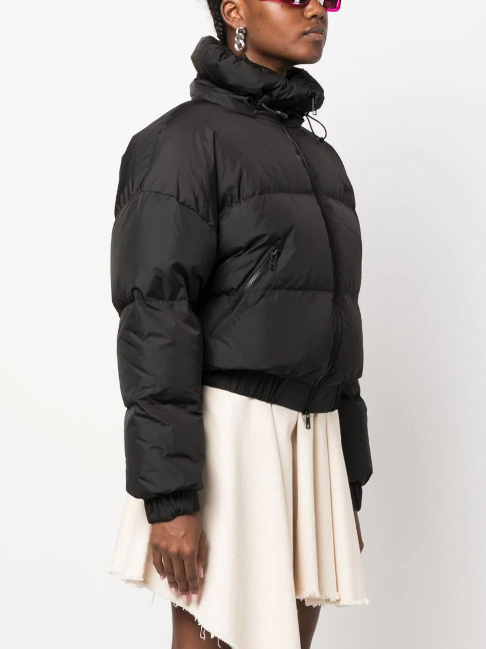 MSGM "ripstop nylon" cropped down jacket Fino Al -60%