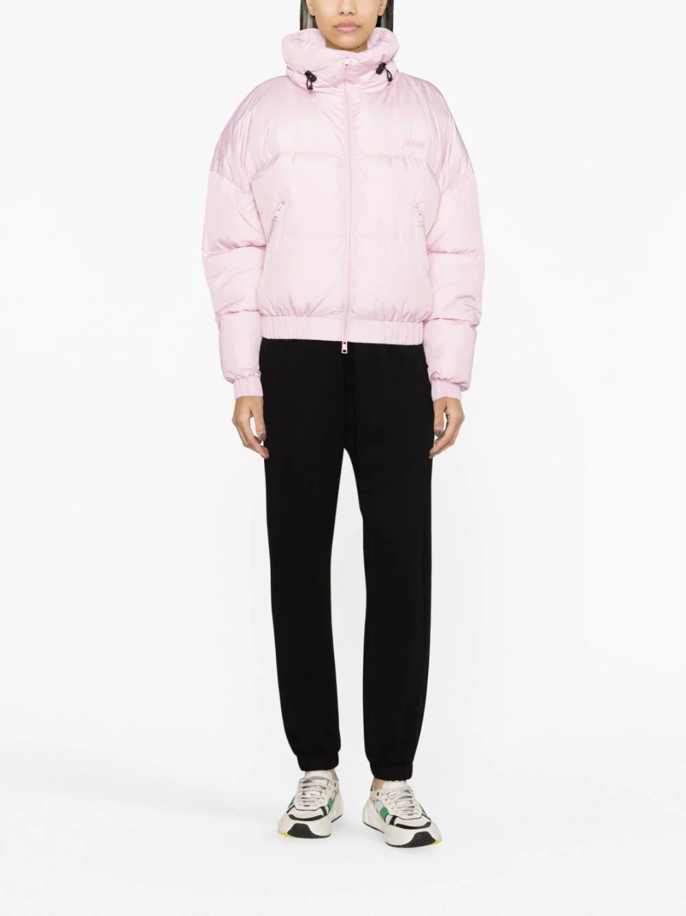 MSGM "ripstop nylon" cropped down jacket Shopping Online
