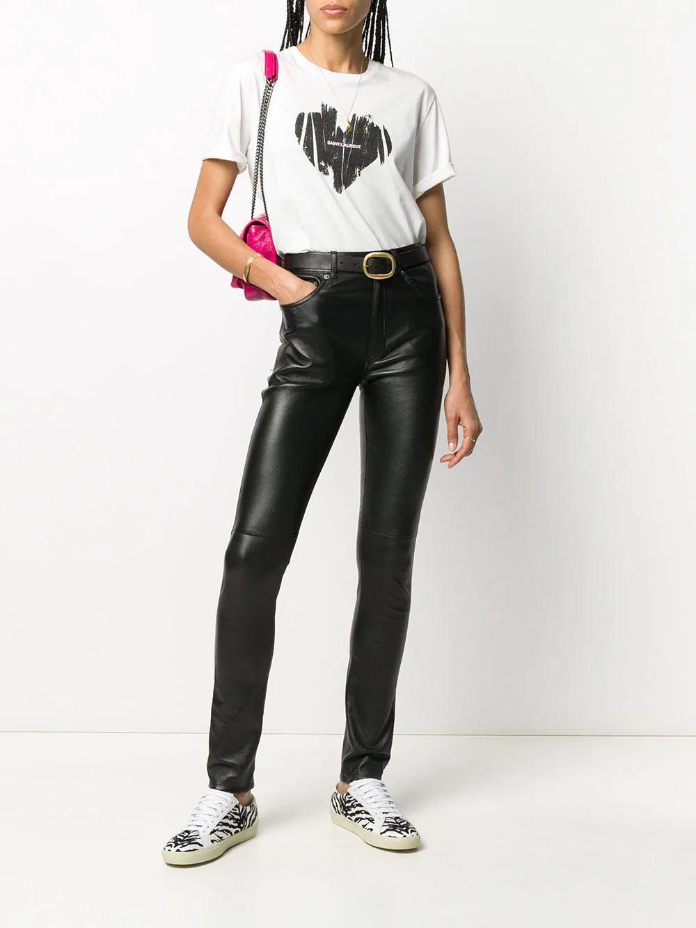 Saint Laurent "saint laurent" heart t-shirt Affare Del Giorno
