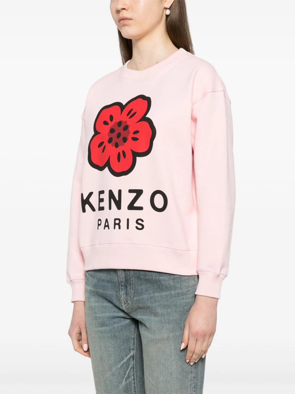 KENZO 'boke 2.0' embroidered cropped sweatshirt Prezzo Ridotto