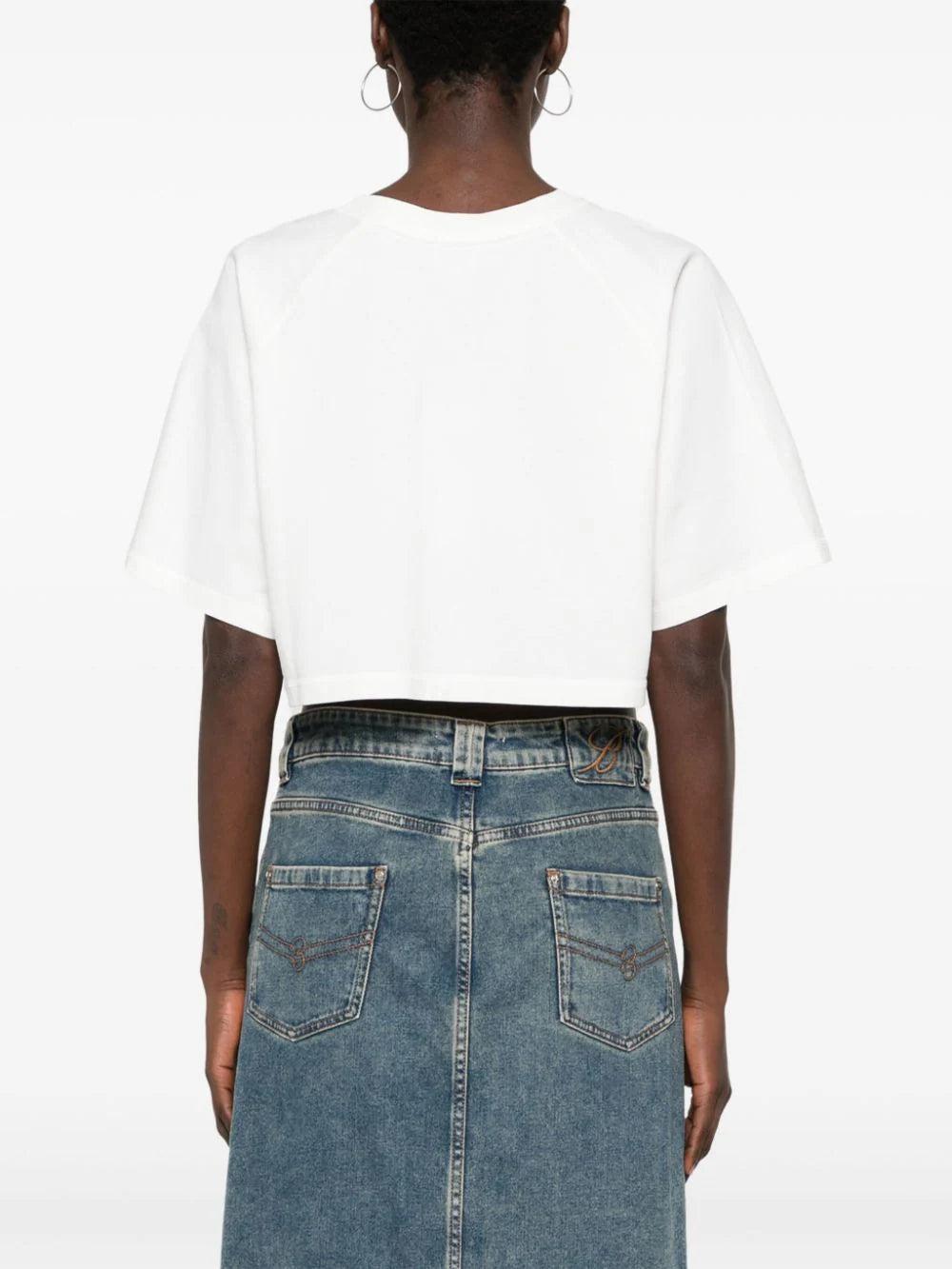 KENZO 'kenzo by verdy' boxy cropped t-shirt In Linea
