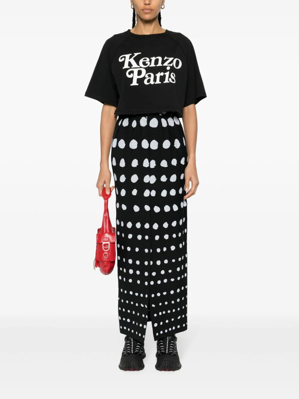 KENZO 'kenzo by verdy' boxy cropped t-shirt Nuovo